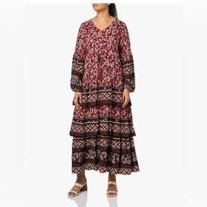 Faye long sleeve maxi dress
